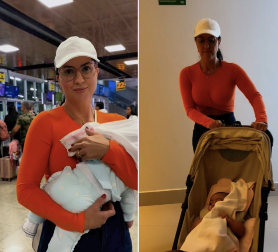 Com a filha Clara, Graciele Lacerda faz surpresa especial a Zezé di Camargo