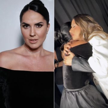 Graciele Lacerda prestigia show de Zezé di Camargo e celebra encontro com Simone Mendes