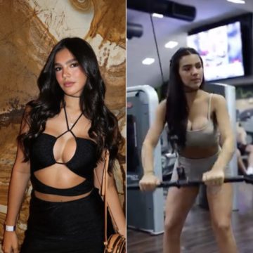 Focada na vida fitness, Duda Guerra revela que está em busca de um ‘shape sequinho e definido’