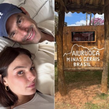 Marcus Buaiz se encanta ao conhecer terra natal de Isis Valverde: ‘Um dos lugares mais marcantes’