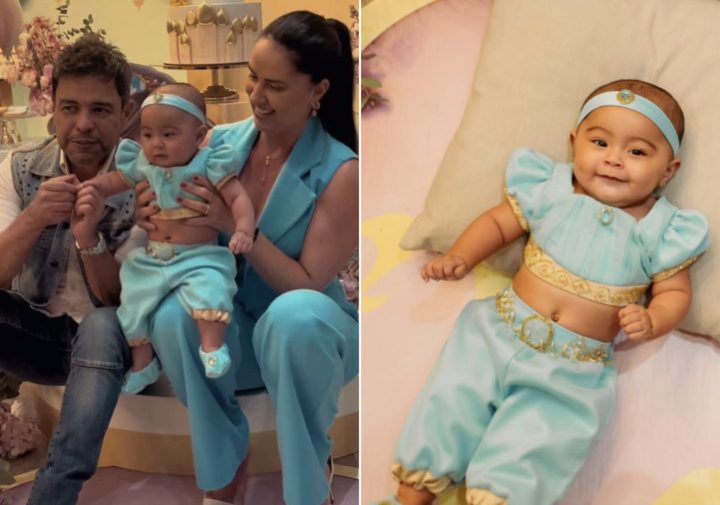 Graciele Lacerda e Zezé di Camargo celebram cinco meses da filha Clara; veja fotos