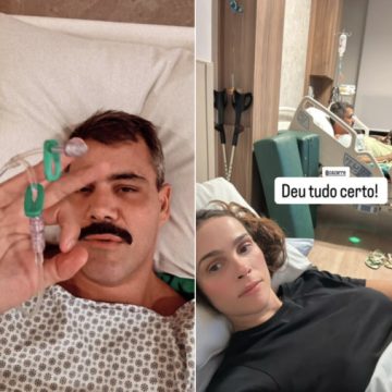 Juliano Cazarré volta ao hospital após cirurgia no joelho