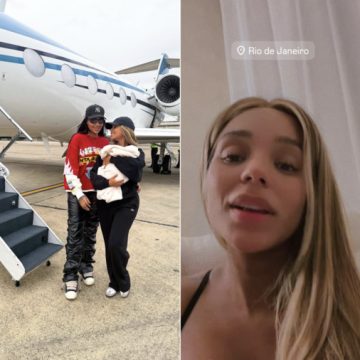 Brunna Gonçalves fala sobre chegada da filha Zuri ao Brasil: “Não consegui nem respirar”