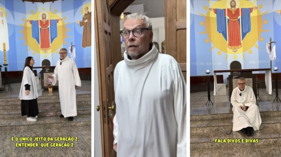 Padre diverte fiéis ao usar gírias em convite para quermesse: “Mano JC”