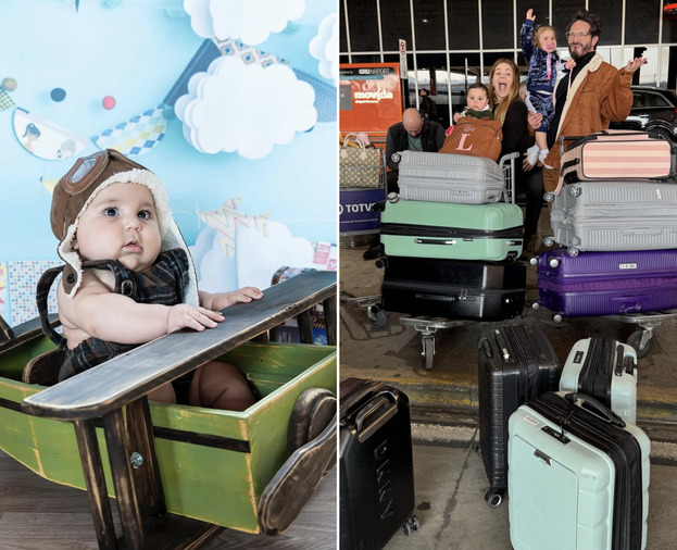 Viih Tube e Eliezer embarcam em primeira viagem com o filho caçula