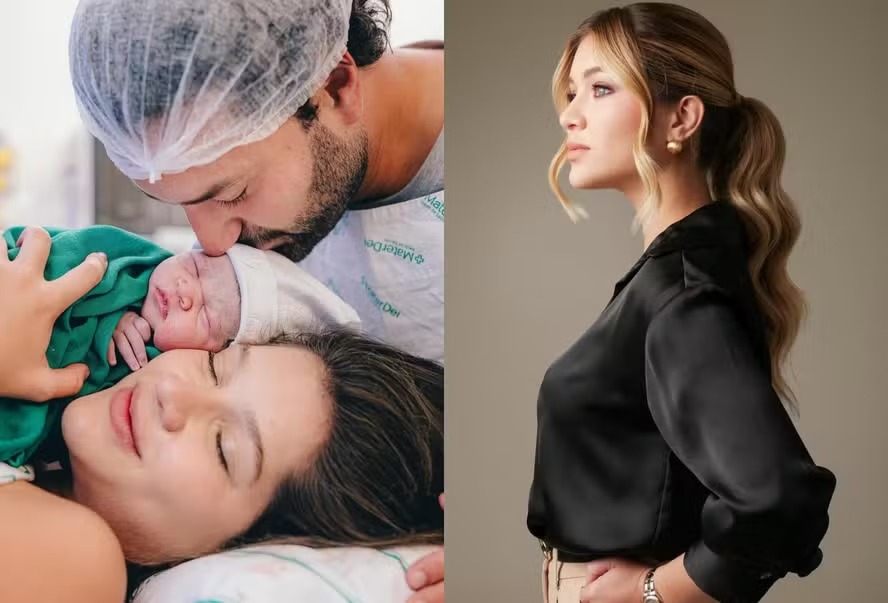 Filha do cantor Leandro, Lyandra Costa dá à luz Isabella
