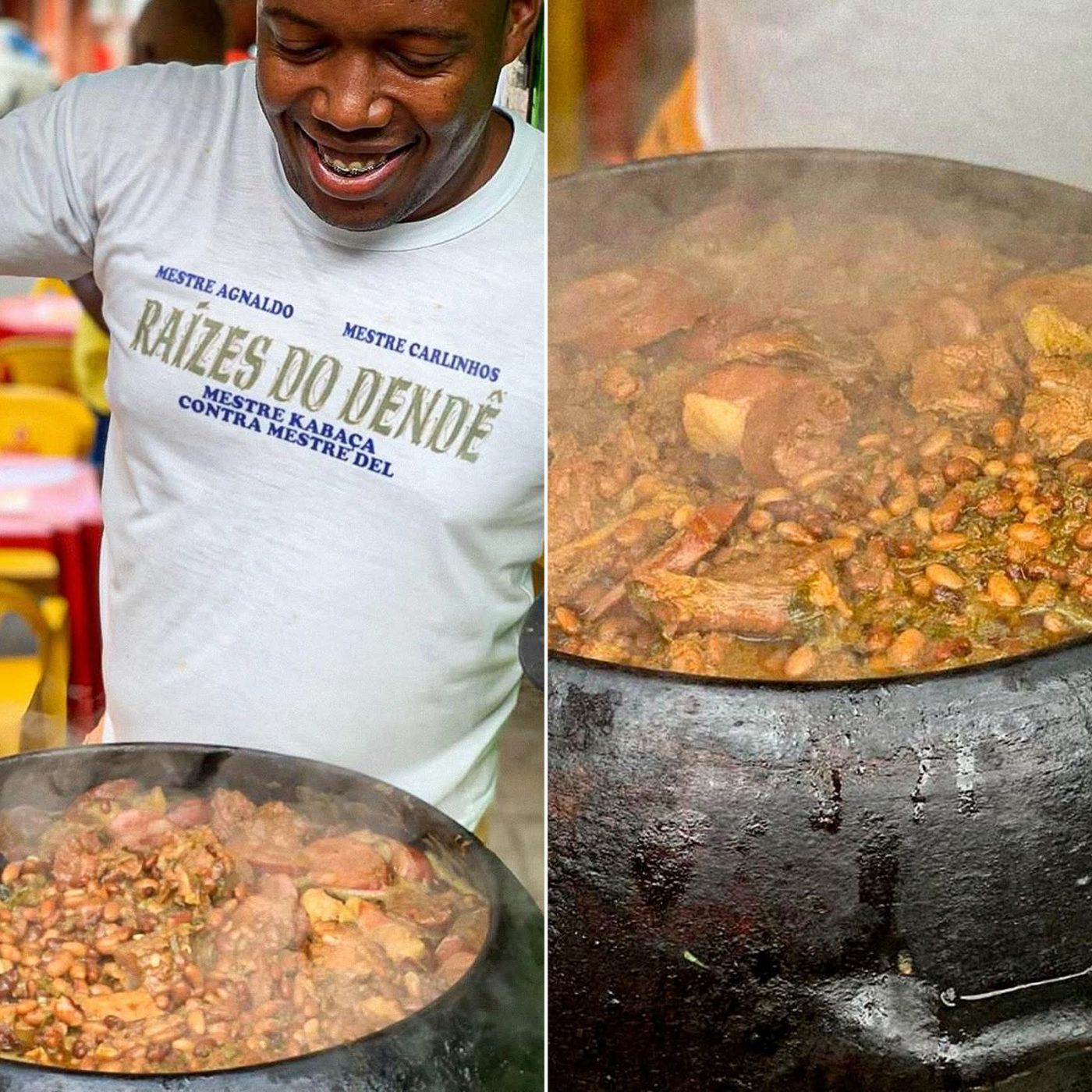 Somente nas segundas! Conheça feijoada feita na panela de barro e servida em uma das comunidades mais antigas de Salvador