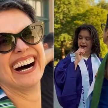 Filha de Sandra Annenberg e Ernesto Paglia faz ensaio nos EUA sob os olhares dos pais
