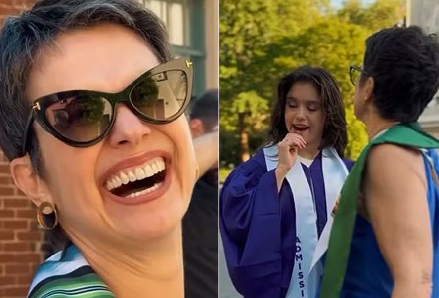 Filha de Sandra Annenberg e Ernesto Paglia faz ensaio nos EUA sob os olhares dos pais