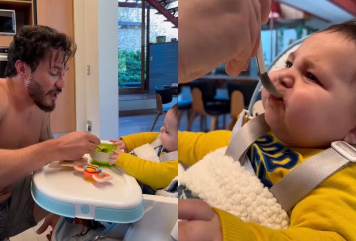 Eliezer encanta ao mostrar reação de Ravi experimentando alimento pela primeira vez