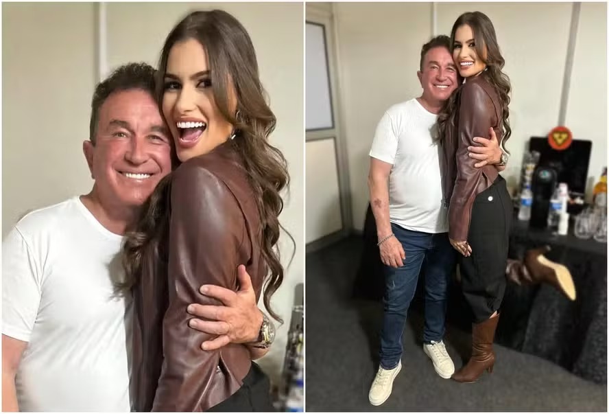 Calita Franciele se derrete pelo marido Amado Batista: ‘Amor não tem idade’