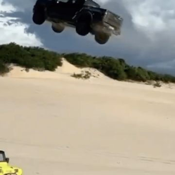 Picape voadora: quem é o motorista que decolou em dunas em vídeo viral e parou no hospital