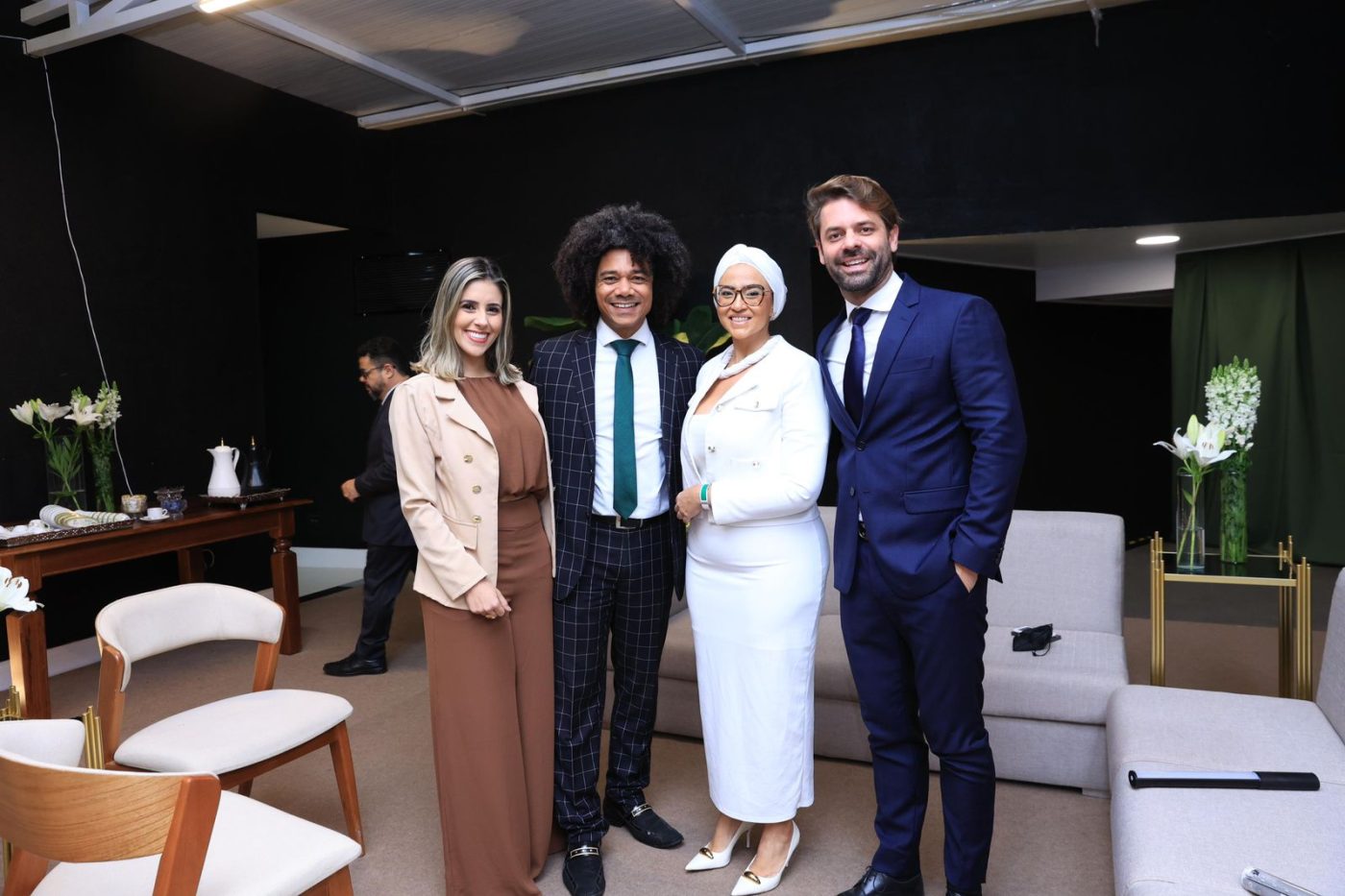 Lorena Peixoto, Marinho Soares, Isabella Pires e Gustavo Checcucci