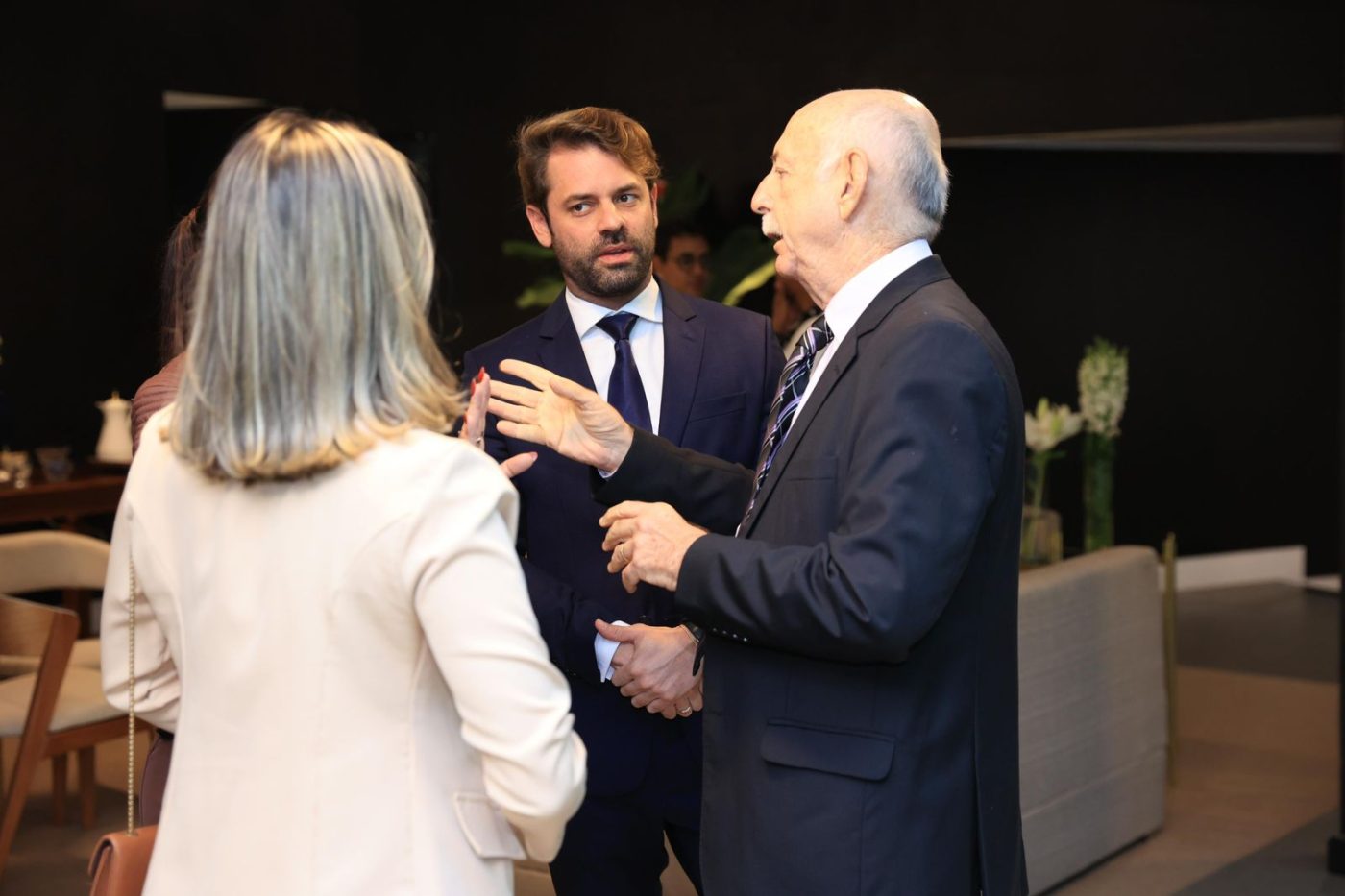 Gustavo Checcucci, Salomão Resedá e Lorena Peixoto