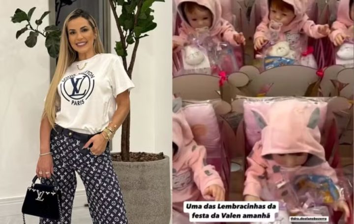 Aniversário da filha de Deolane terá bebê reborn de quase R$ 3 mil como lembrancinha