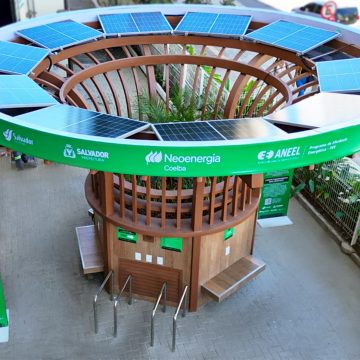 Salvador ganha estação de carregamento gratuito para bicicletas elétricas