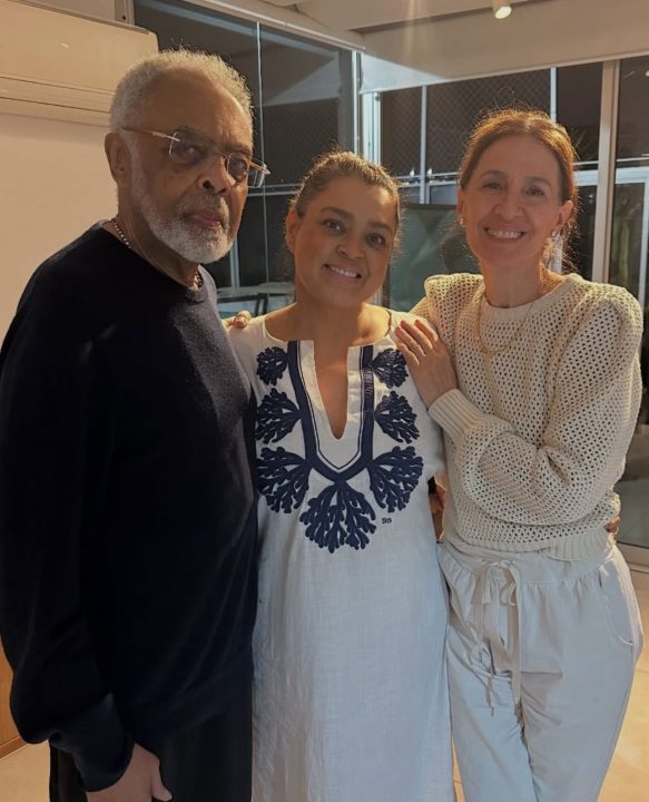 Gilberto Gil comemora alta hospitalar de Preta Gil: ‘De volta em casa’
