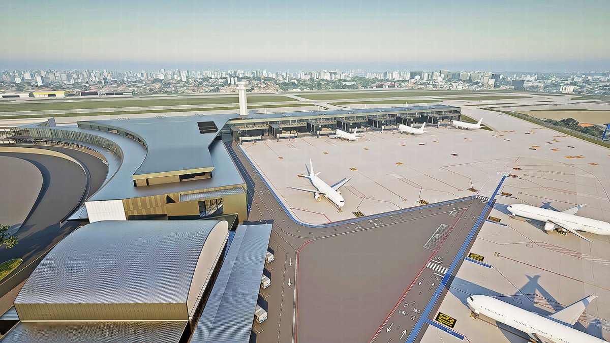 Aeroporto de Congonhas terá novo terminal e R$ 2 bilhões em obras até 2028