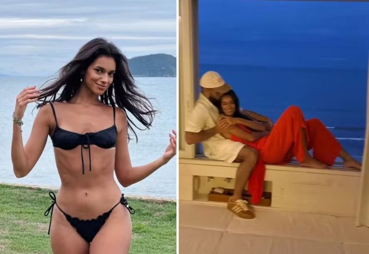Ex-BBB Alane posta foto com o namorado, filho de Preta Gil, em viagem