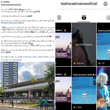 Instagram do Teatro Castro Alves é alvo de ataque hacker com vídeos de resgate e ameaças