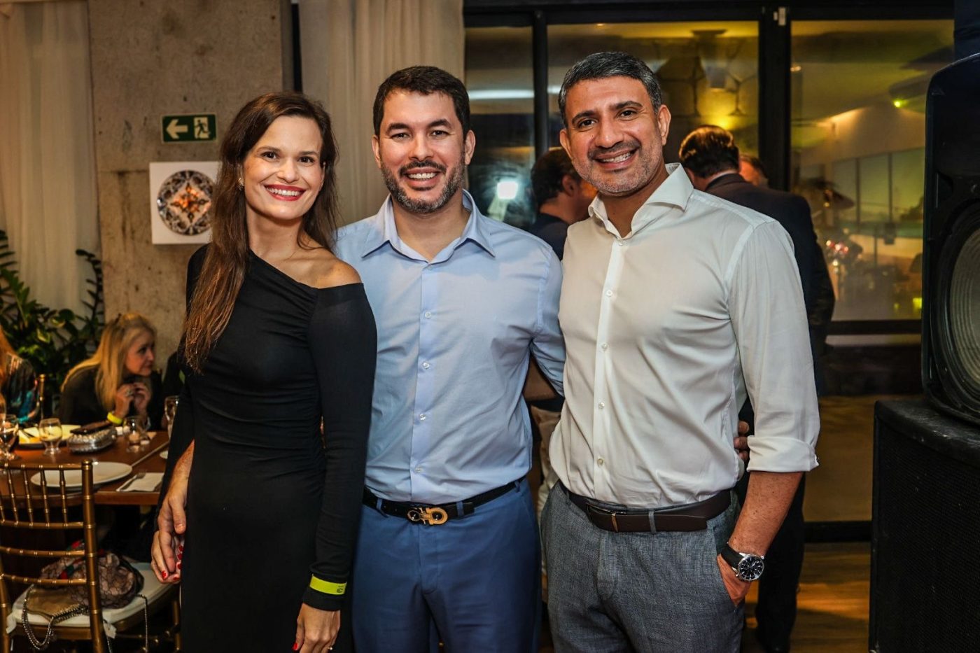 Fernanda Berg, Marcel Ferraz e Sérgio Pereira