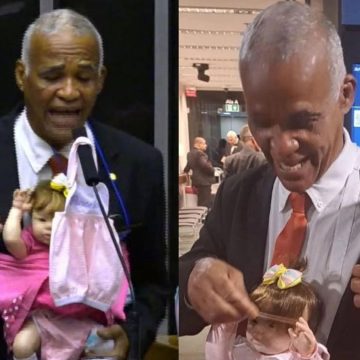 Deputado baiano leva bebê reborn para Câmara e faz alerta: ‘Não vamos trocar o natural por silicone’