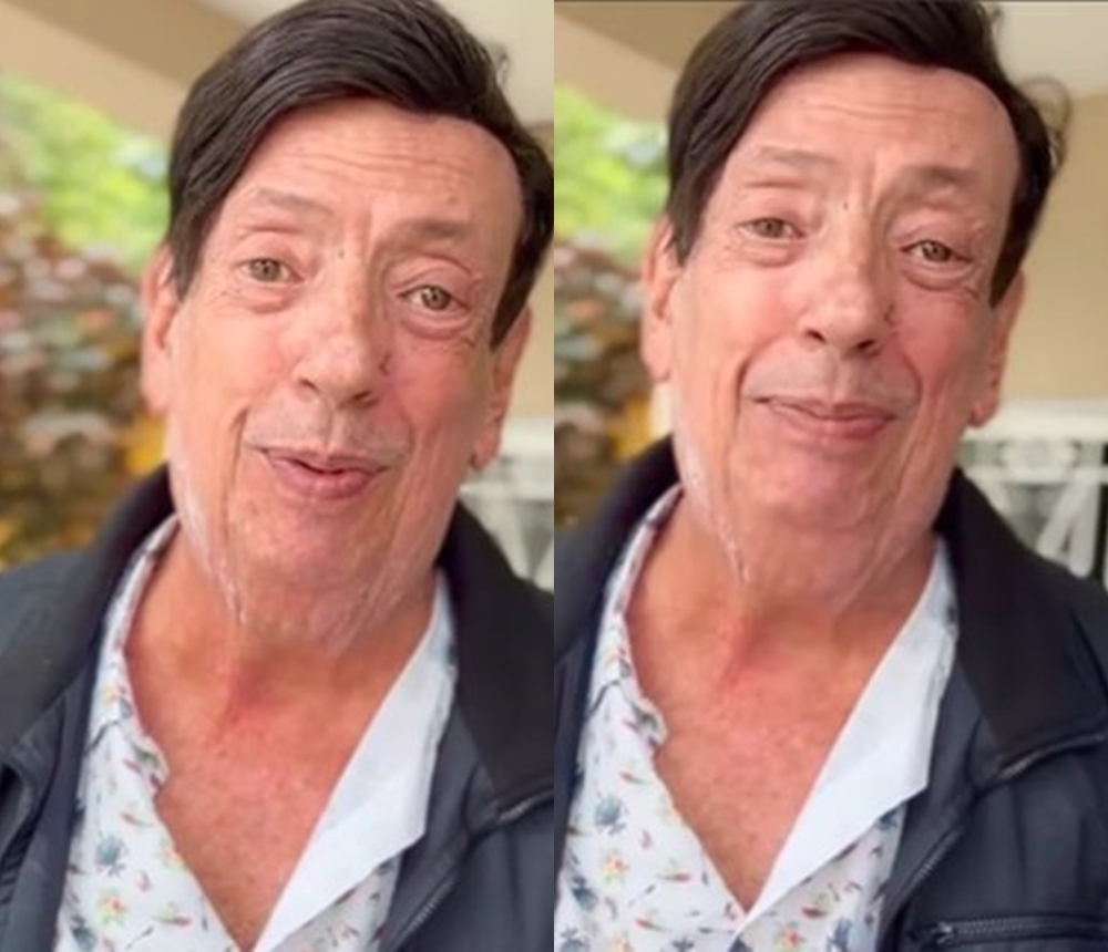 Marcos Oliveira, o Beiçola, agradece doação de Tatá Werneck ao Retiro dos Artistas: ‘Anjo da guarda’