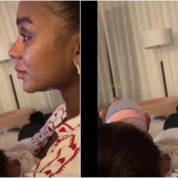 Após voltar ao Brasil, Brunna Gonçalves rebate críticas por dar mamadeira para a filha Zuri