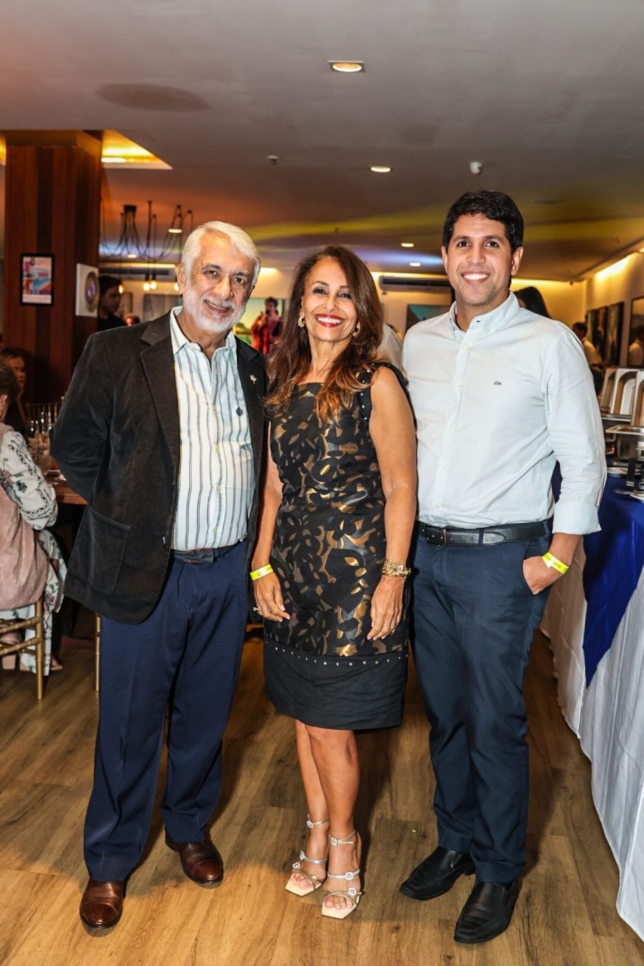 Heckert, Cristina Santana e Rodrigo Garcia