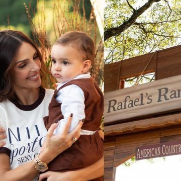 Carol Celico abre álbum de fotos da festa luxuosa de 1 ano de Rafael, o filho caçula