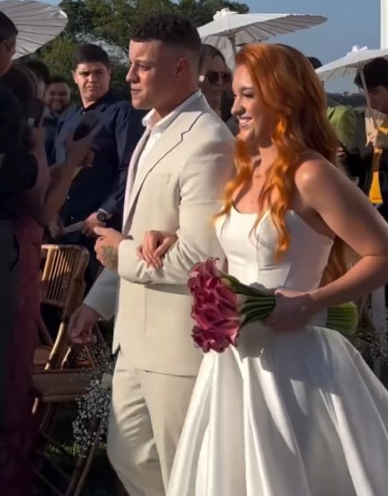 Filha de Gugu, Sofia Liberato compartilha registros do casamento nos Estados Unidos