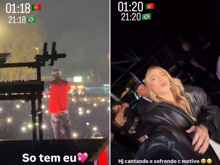 Zé Felipe se emociona em primeiro show após separação de Virginia