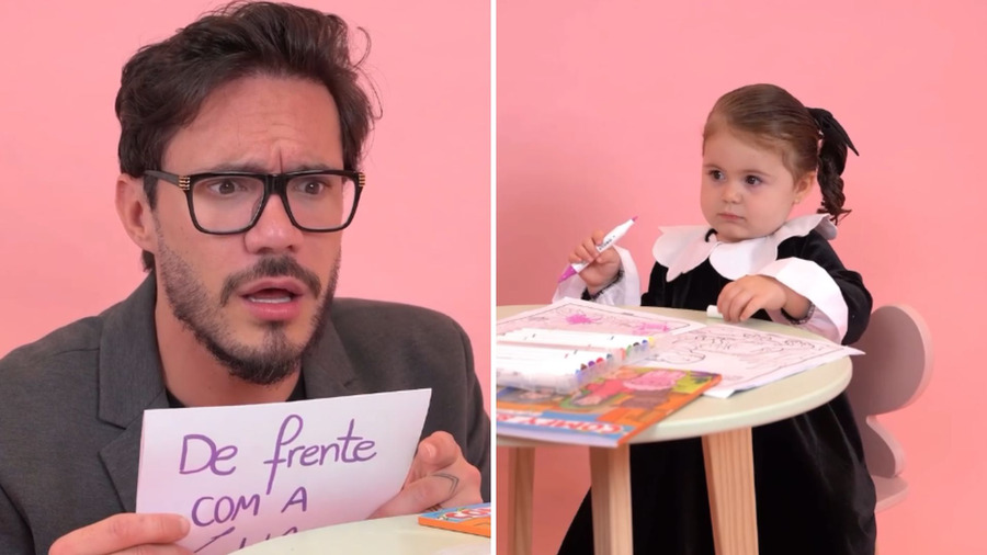Eliezer surpreende com sinceridade da filha Lua: ‘Escutei o que não queria’