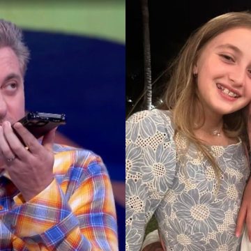 Filha caçula de Luciano Huck e Angélica rouba a cena ao ligar para o pai durante o Domingão