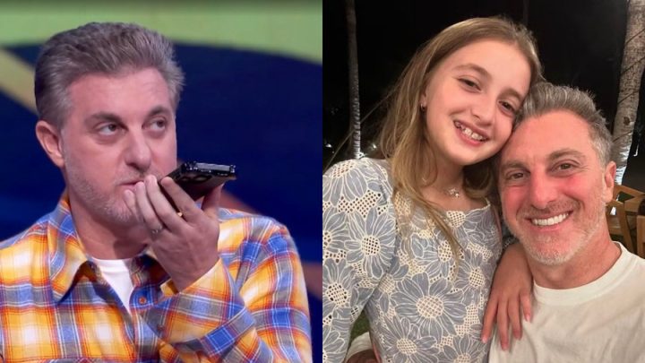 Filha caçula de Luciano Huck e Angélica rouba a cena ao ligar para o pai durante o Domingão