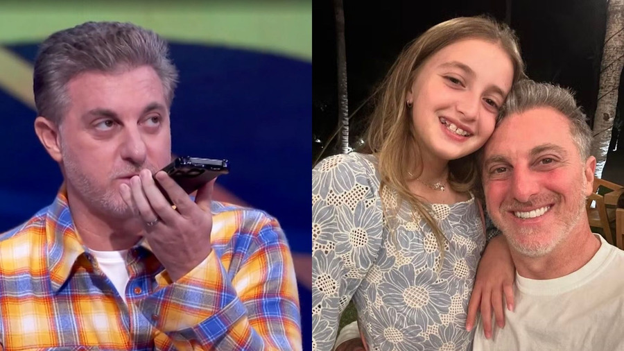 Filha caçula de Luciano Huck e Angélica rouba a cena ao ligar para o pai durante o Domingão