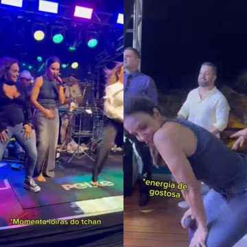 Daniela Mercury mostra bastidores do aniversário de Ivete Sangalo: ‘Igual pinto no lixo’