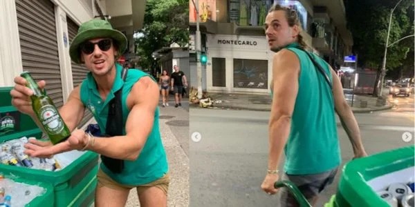 Ex-galã de Malhação tem carrinho de bebidas furtado após show de Lady Gaga