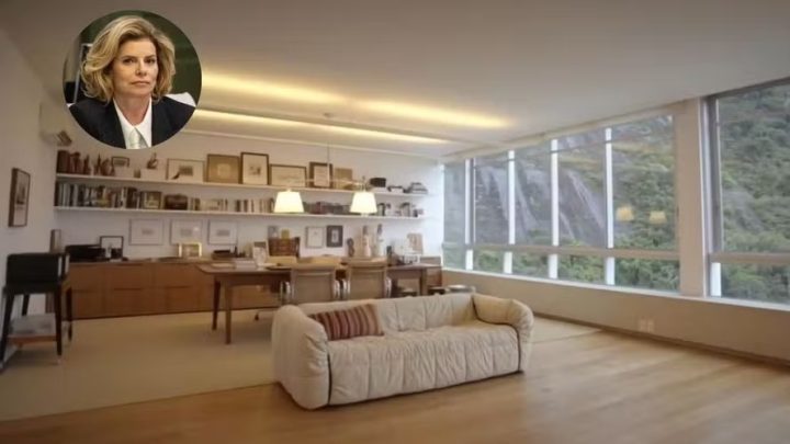 Odete em ‘Vale tudo’, Debora Bloch vive em apartamento com vista para os principais pontos turísticos do Rio
