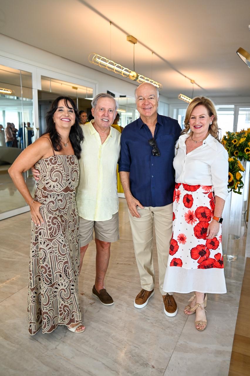 Glória Matos, Luiz Mendonça, Alexandre e Veronica Cunha Guedes