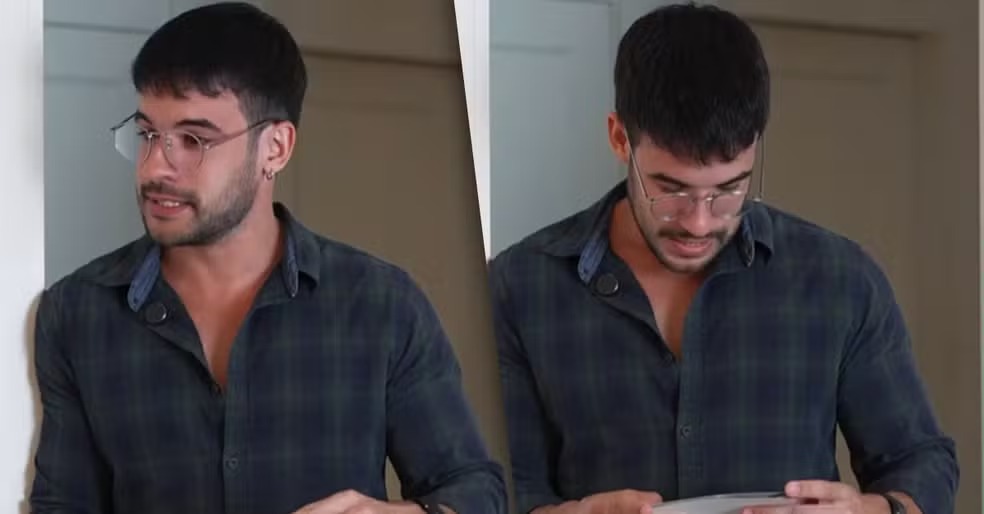 Diego Cruz faz esquete em homenagem ao pai, que morreu há 10 dias, e emociona web