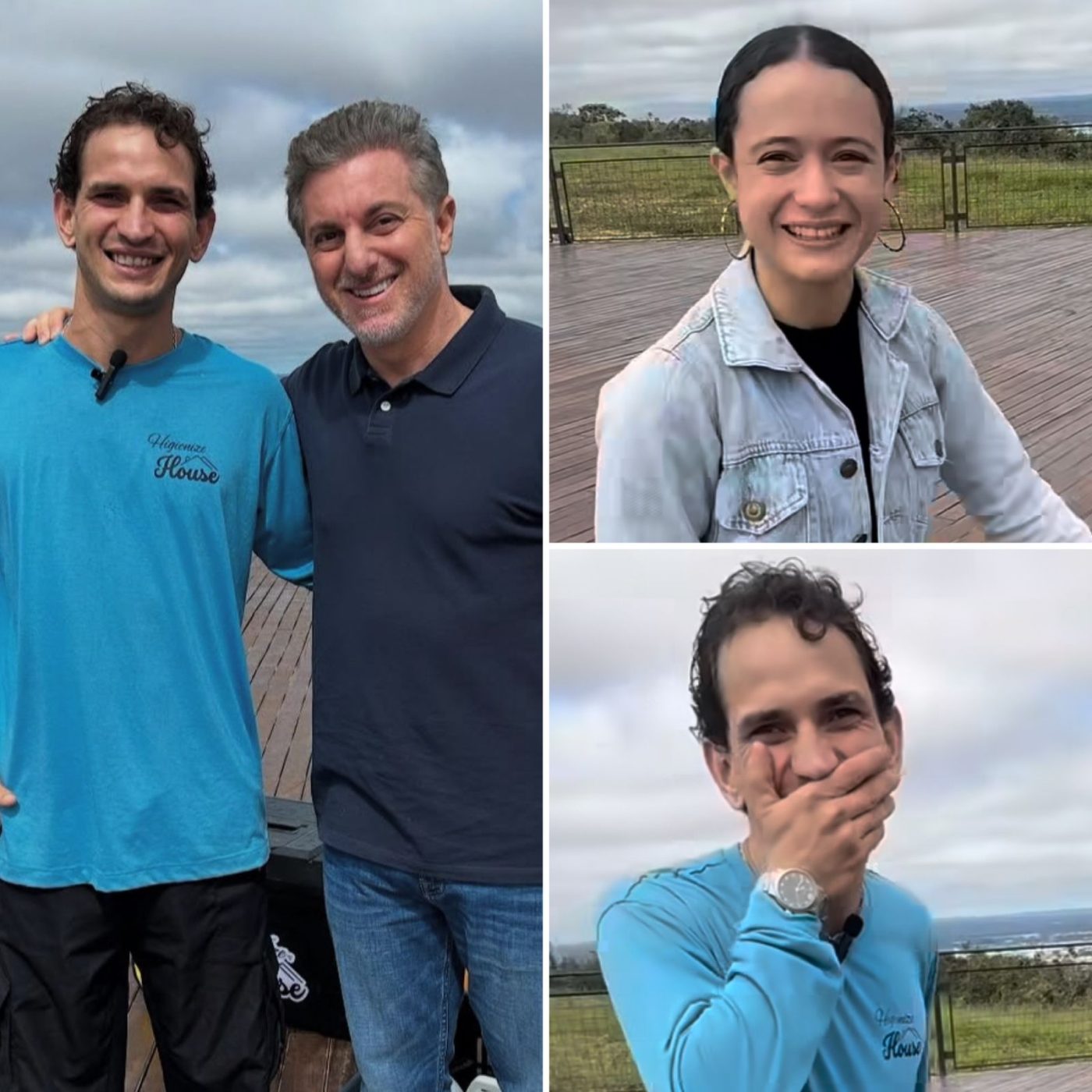 Luciano Huck surpreende casal de empreendedores em Vitória da Conquista durante gravação do ‘Domingão’