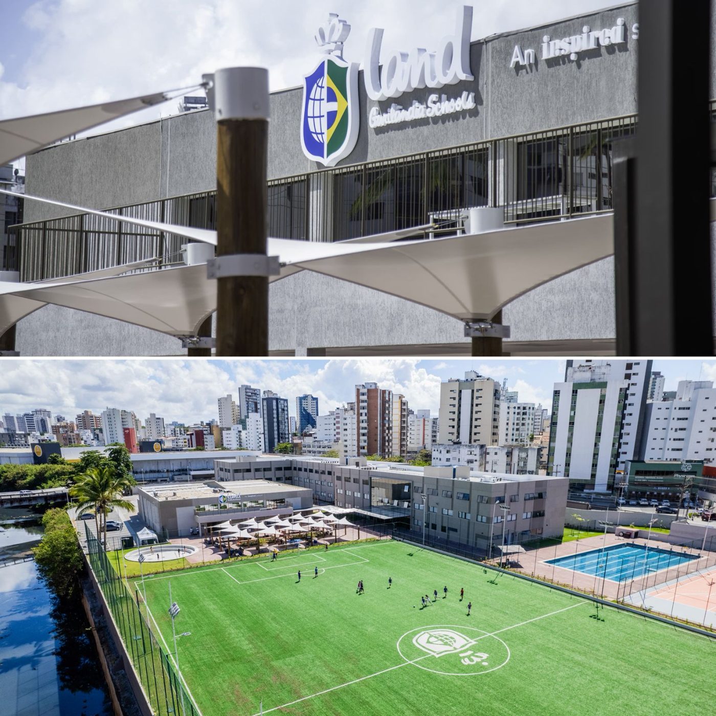 Land School Pituba promove evento para futuros alunos e familiares conhecerem escola e vivenciarem rotina com foco no esporte