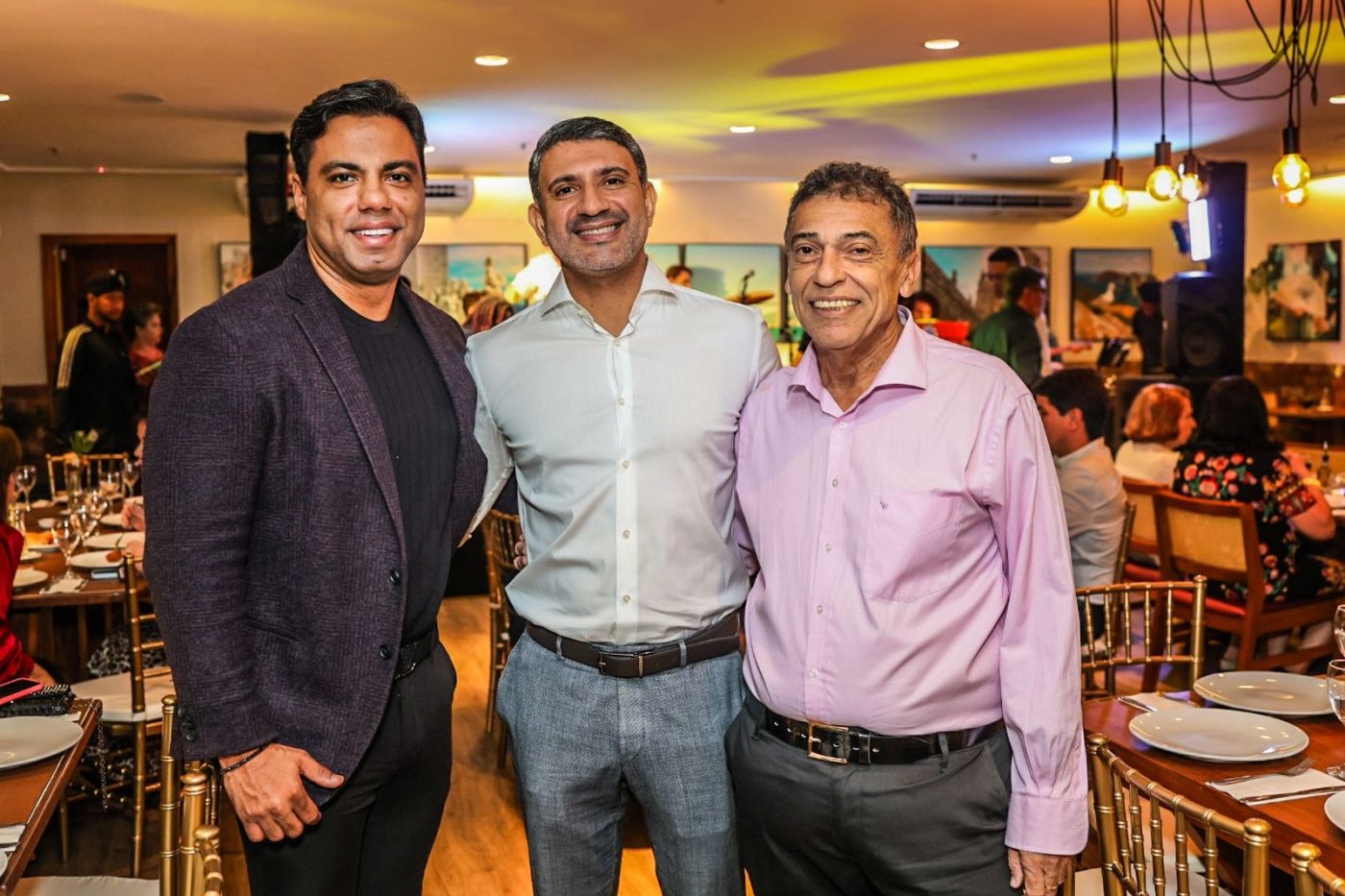 Rafael Castro, Sérgio Pereira e Washington Santana