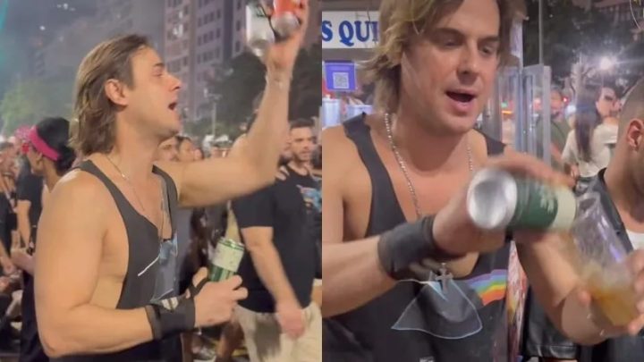 Ex-galã de “Malhação” vende bebidas em show de Lady Gaga