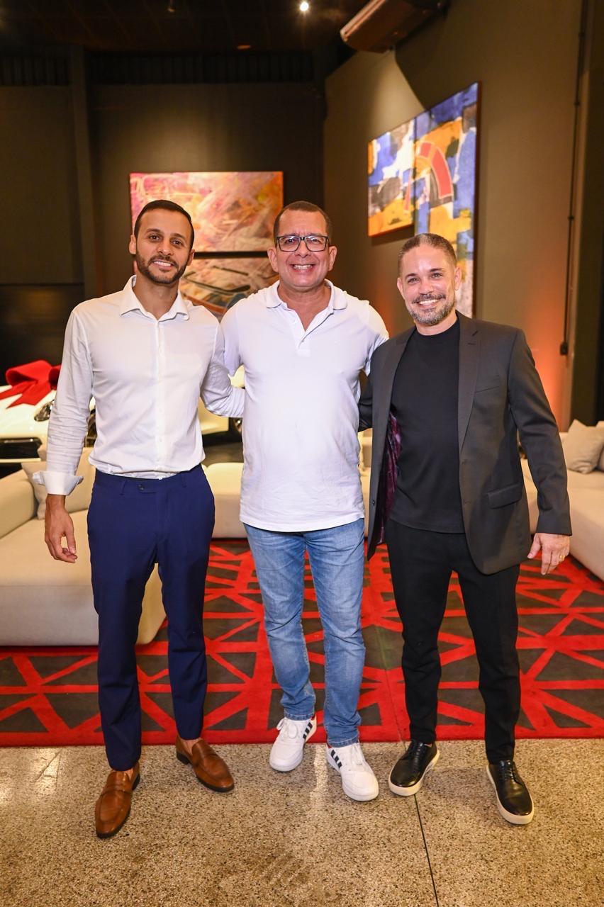 Maurício Amaral, Ricardo Vasconcelos e Giovanni Avelino