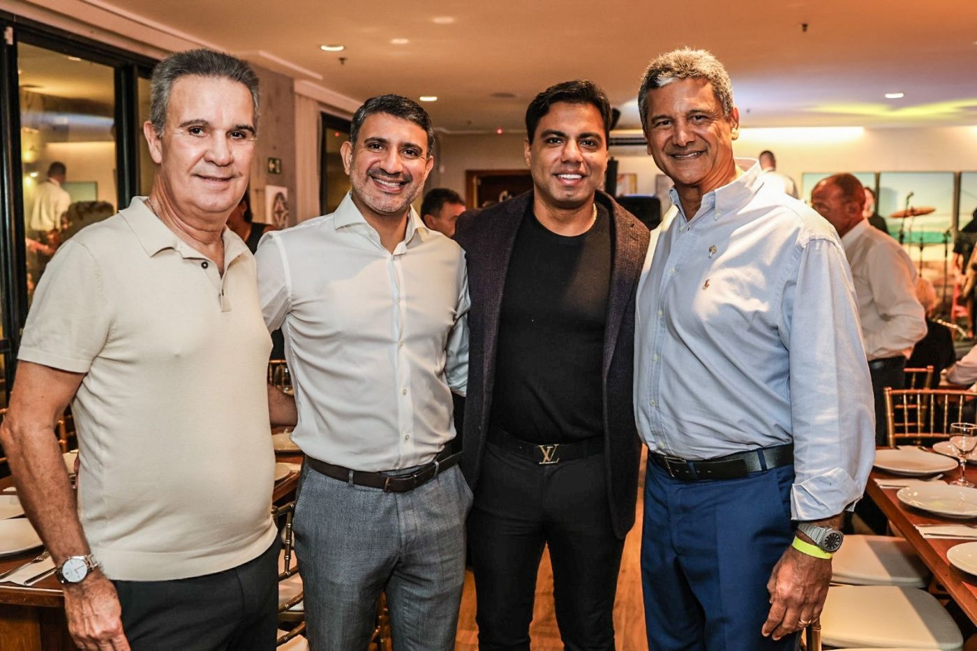 Ricardo Almeida, Sérgio Pereira, Rafael Castro e Vivaldo Amaral