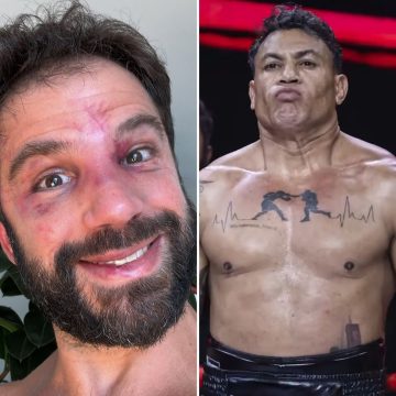 Duda Nagle tenta voltar à rotina após luta com Popó, mas é barrado pela catraca da academia