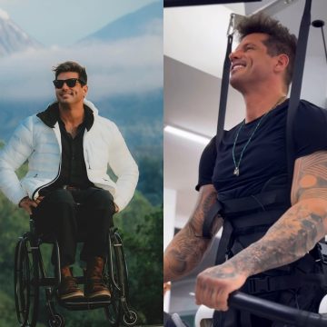 Paraplégico há 14 anos, Fernando Fernandes volta a andar com ajuda de tecnologia