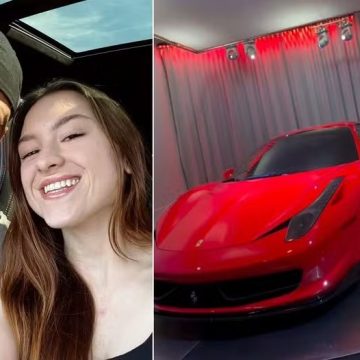 Filha de Gugu e namorado compram Ferrari de R$ 3 milhões nos EUA